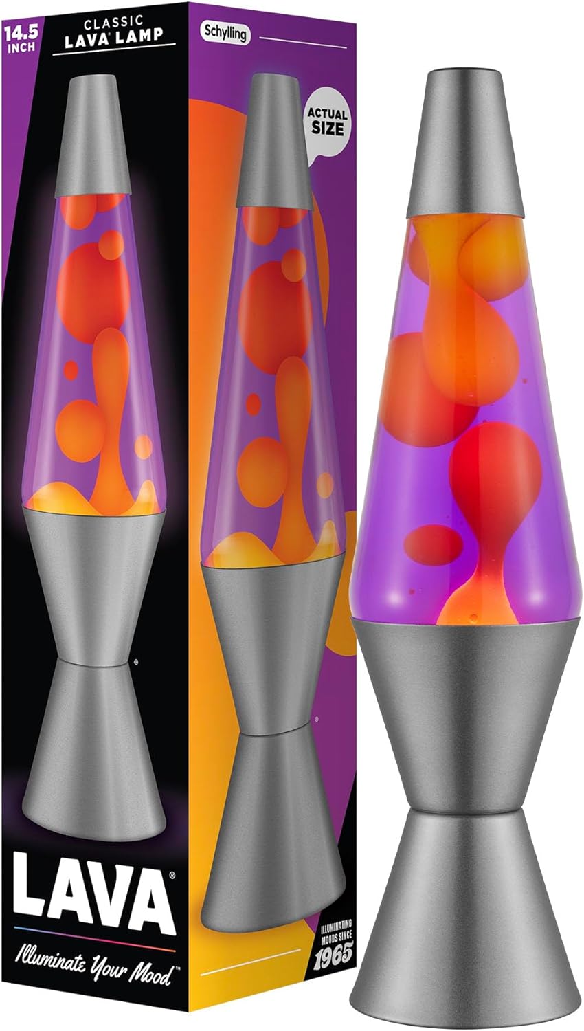 Lava? Lamp - 14.5 Purple Sunset - The Original Motion Light - Yellow Wax and Purple Liquid - Item #2635 (Amazon Exclusive)
